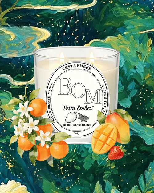 Blood Orange & Mango Scented Candle